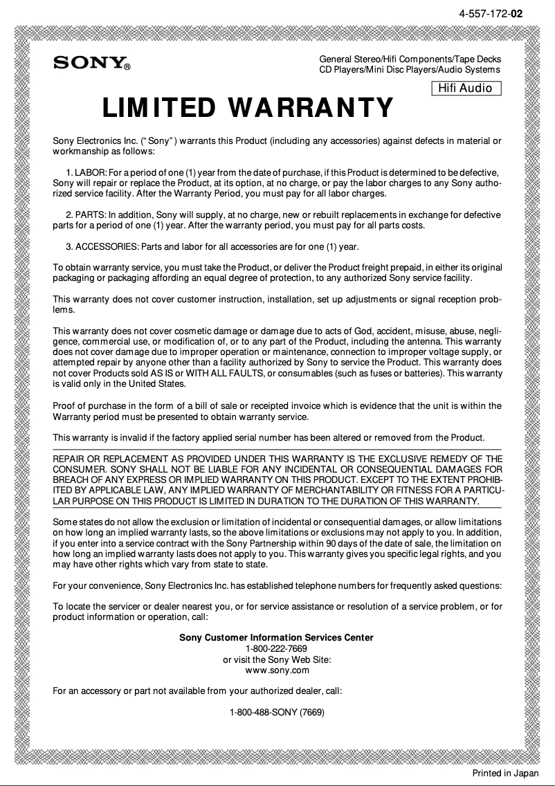 Imagen de la primera página del manual del dispositivo CDP-C505