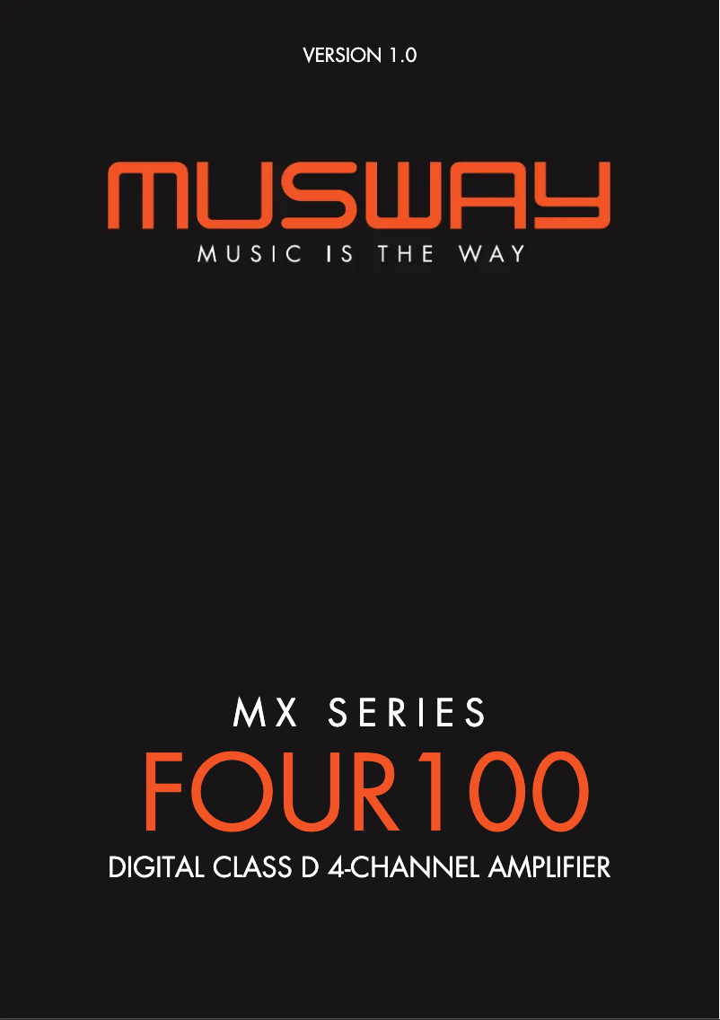 Imagen de la primera página del manual del dispositivo FOUR100