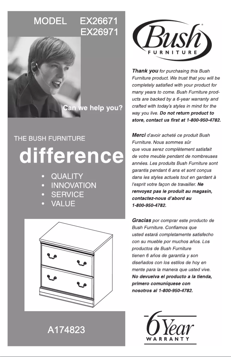 Imagen de la primera página del manual del dispositivo Birmingham EX26971-03