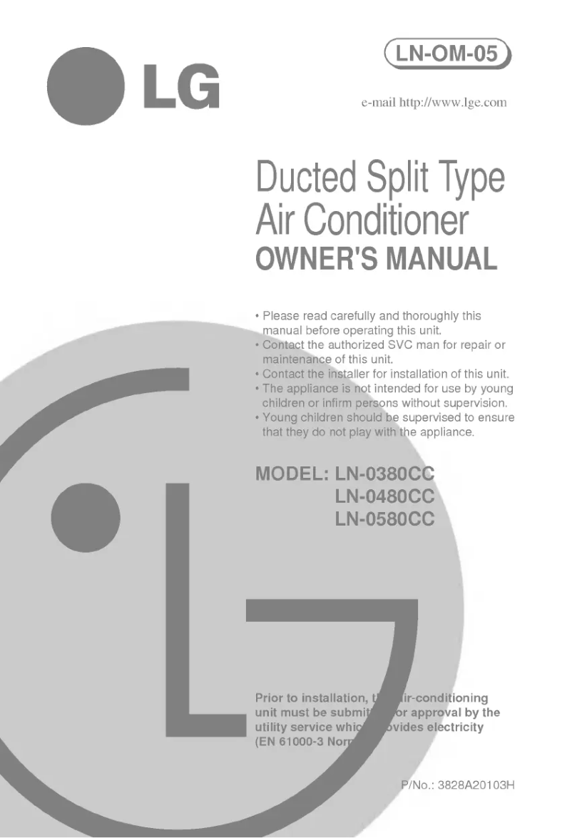 Página 1 del manual Manual de usuario LG LN-0580CC