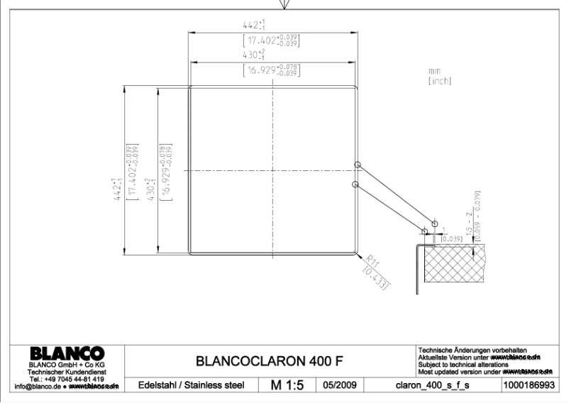 Imagen de la primera página del manual del dispositivo CLARON 400-IF/N