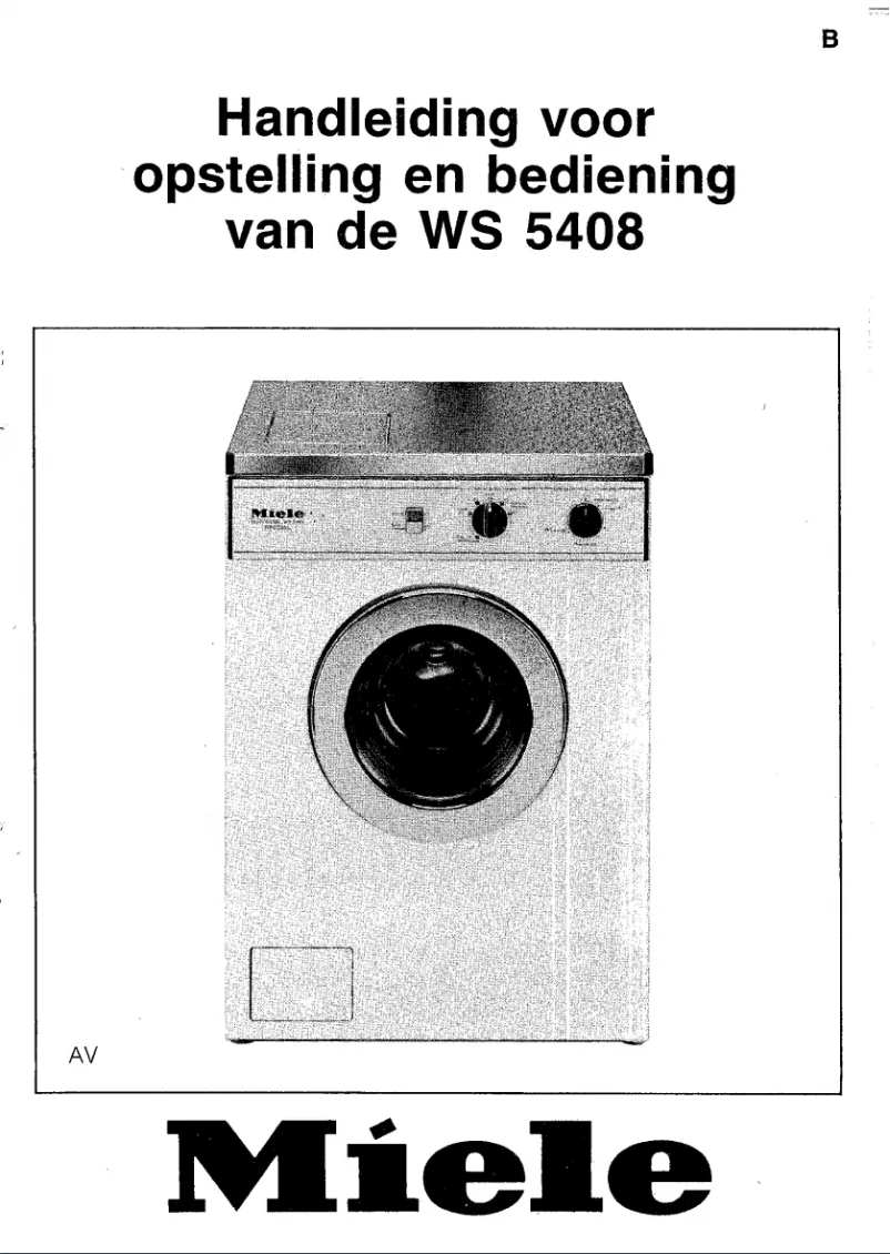 Imagen de la primera página del manual del dispositivo WS 5408