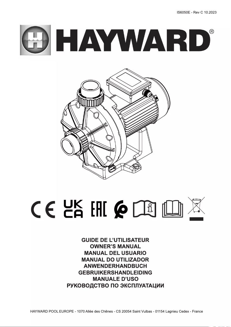 Imagen de la primera página del manual del dispositivo Booster Pump