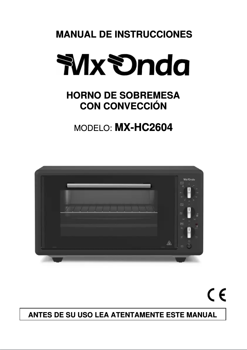 Página 1 del manual Manual de usuario Mx Onda MX-HC2604