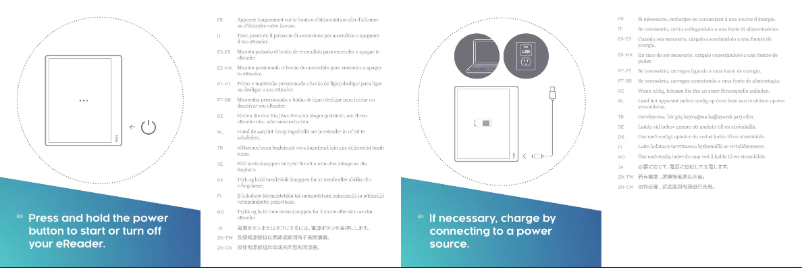 Página 1 del manual Guía de inicio rápido Kobo Elipsa