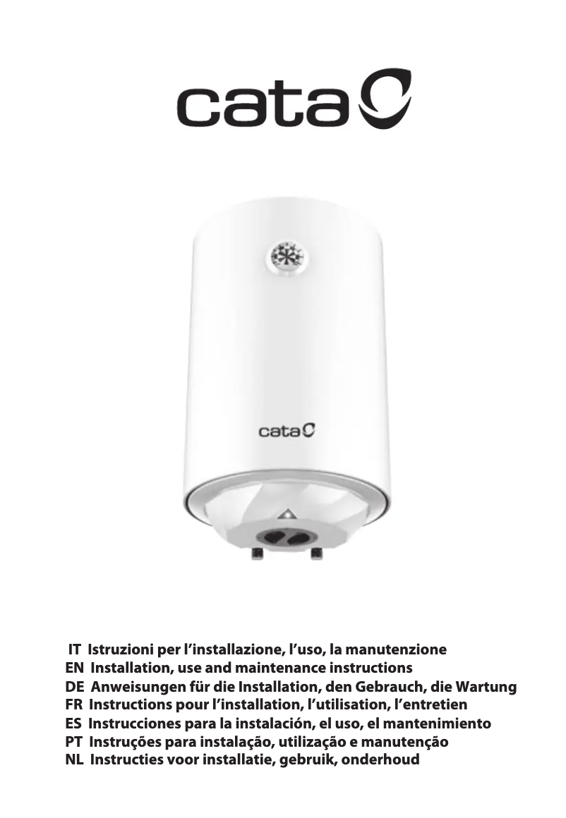 Página 1 del manual Manual de usuario CATA CTR-80-M