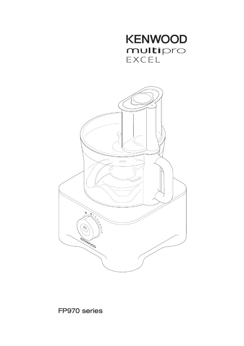 Imagen de la primera página del manual del dispositivo Multipro Excel FPM971