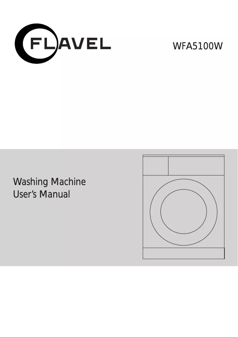 Imagen de la primera página del manual del dispositivo WFA5100