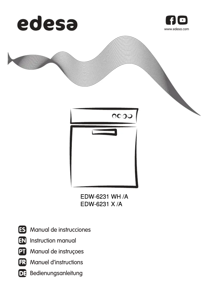 Imagen de la primera página del manual del dispositivo EDW-6231 X
