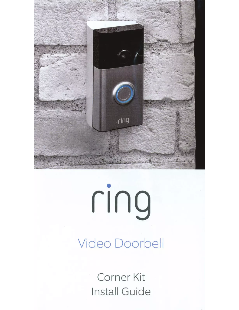 Imagen de la primera página del manual del dispositivo Video Doorbell Corner Kit