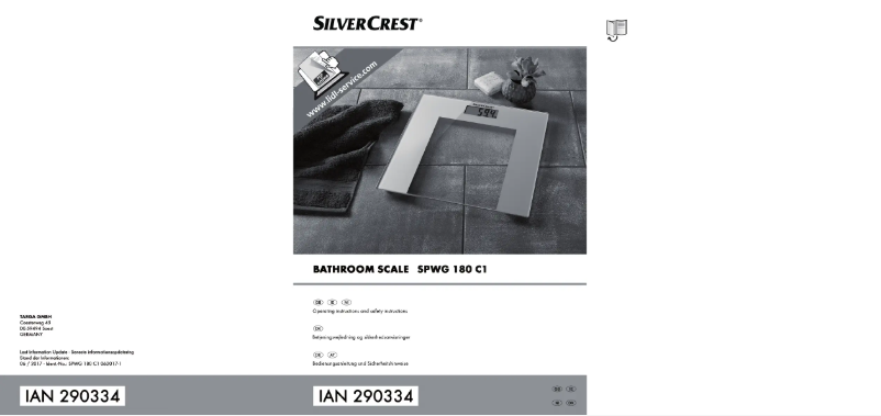 Imagen de la primera página del manual del dispositivo SPWG 180 C1