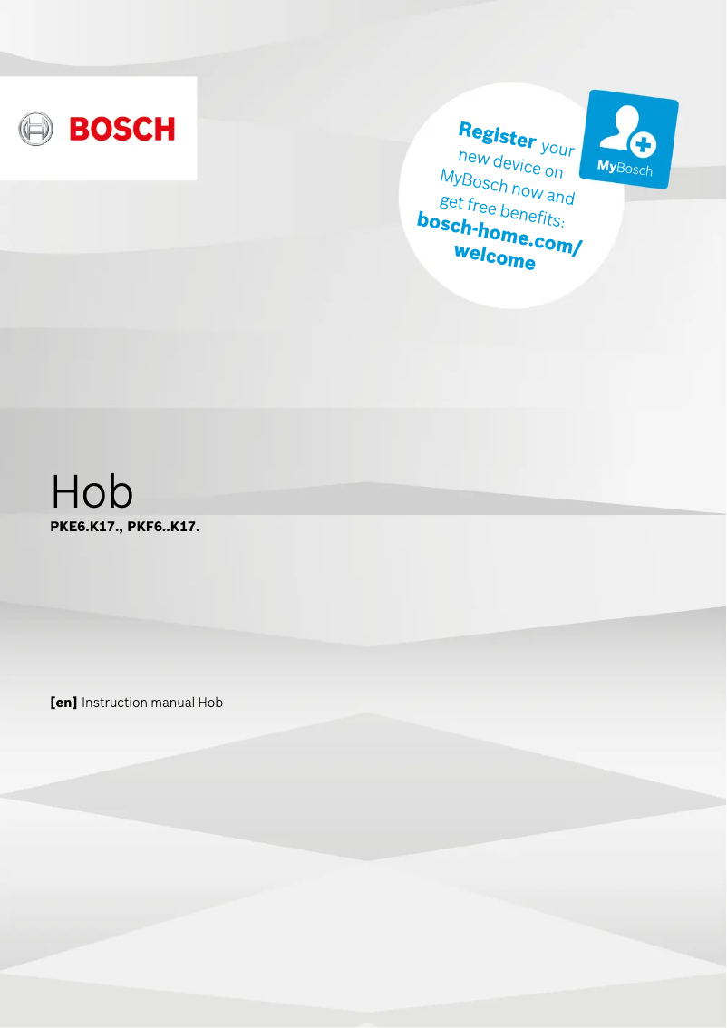 Página nº 1 - Manual de usuario Bosch PKE611K17A