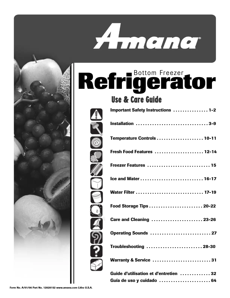 Imagen de la primera página del manual del dispositivo ABL2527FES