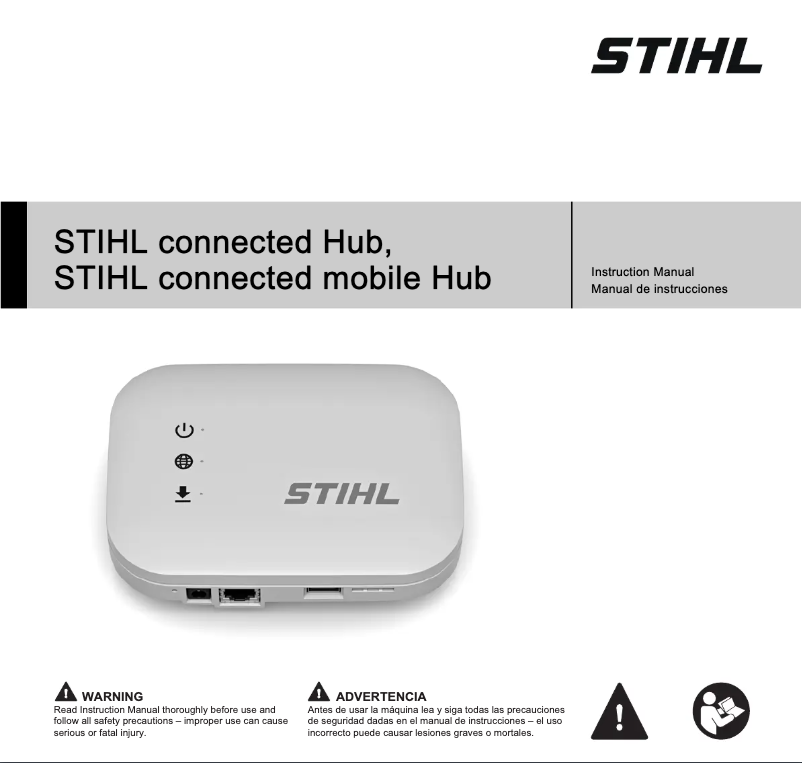 Imagen de la primera página del manual del dispositivo Connected Hub