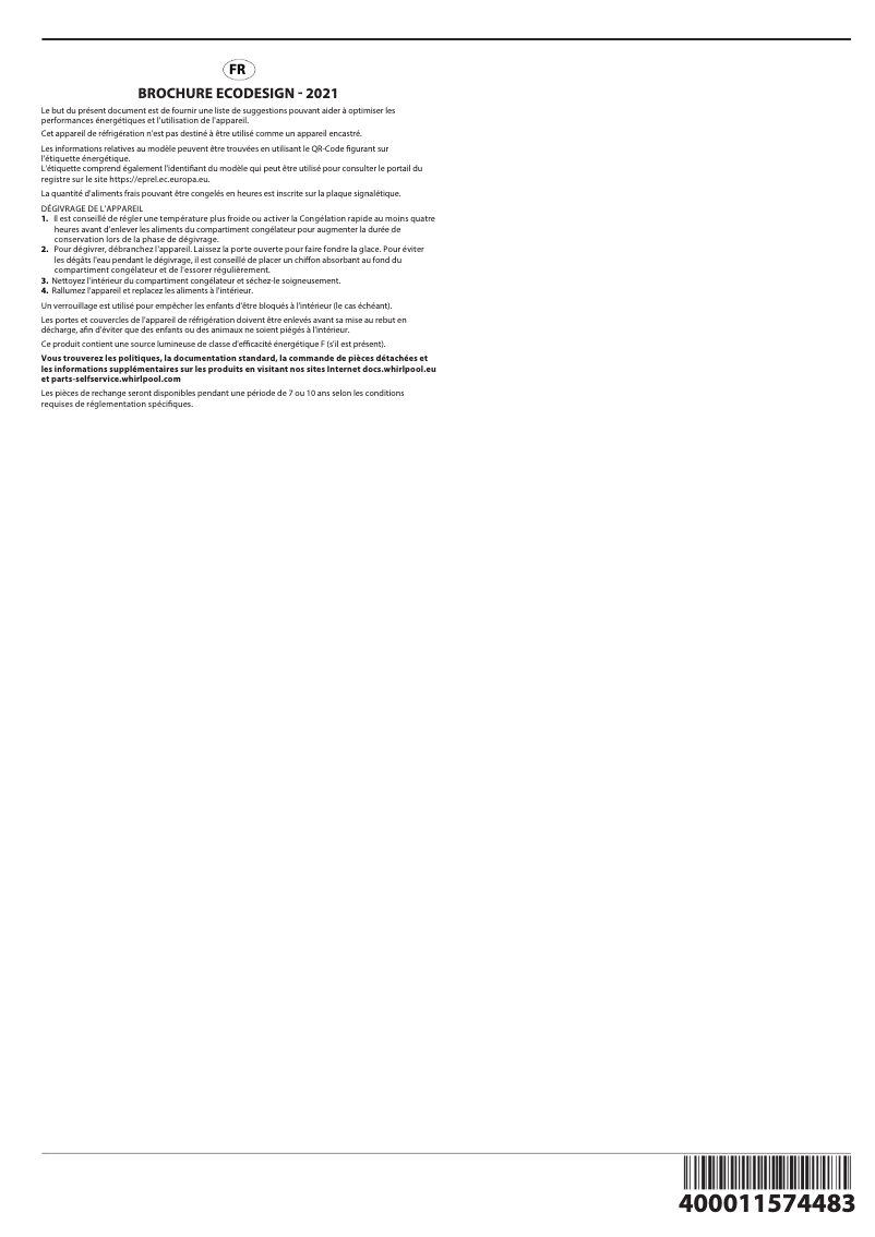 Imagen de la primera página del manual del dispositivo WHM25112