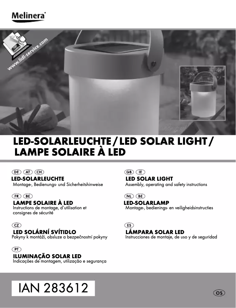 Imagen de la primera página del manual del dispositivo IAN 283612