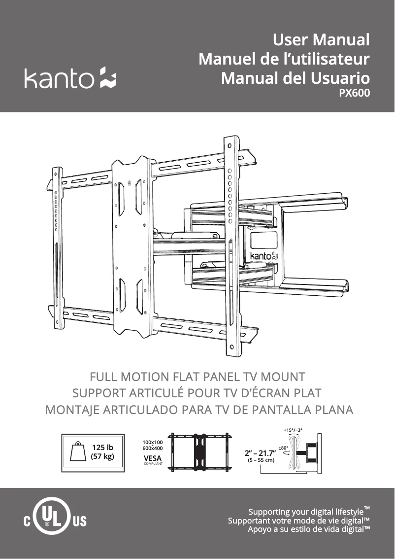 Imagen de la primera página del manual del dispositivo PX600