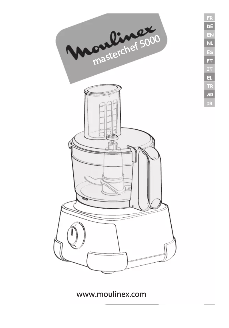 Imagen de la primera página del manual del dispositivo Masterchef 5000