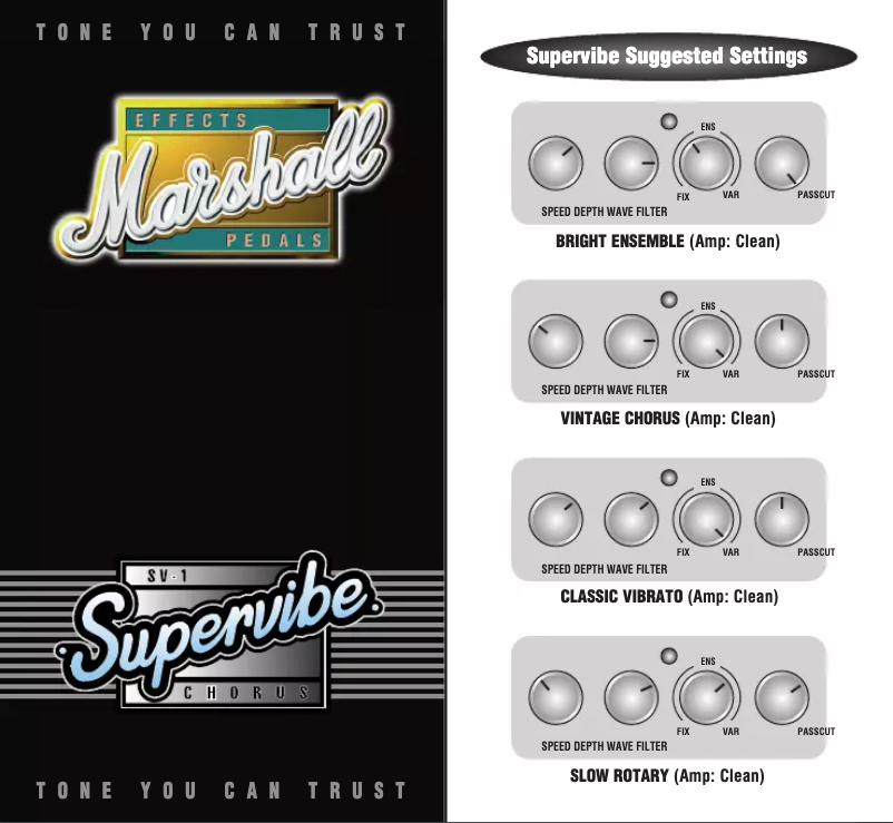 Página nº 1 - Manual de usuario Marshall Supervibe