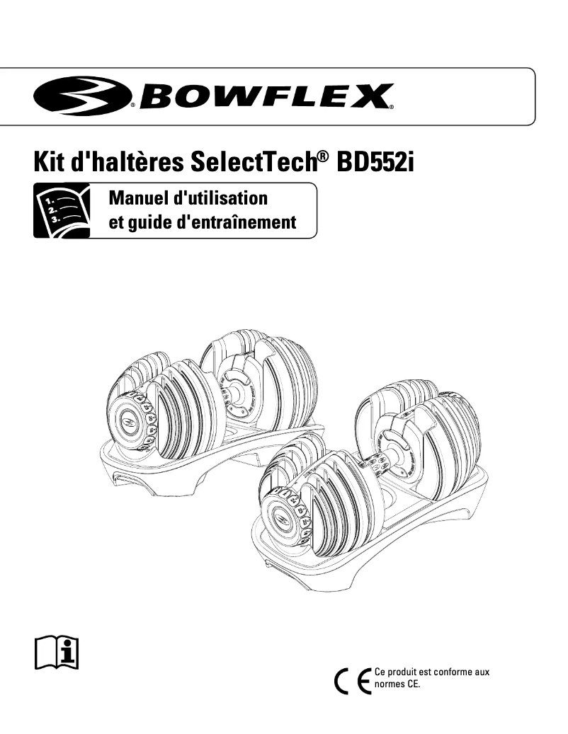 Página nº 1 - Manual de usuario Bowflex SelectTech BD552i