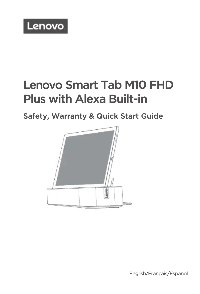 Imagen de la primera página del manual del dispositivo Smart Tab M10 Plus