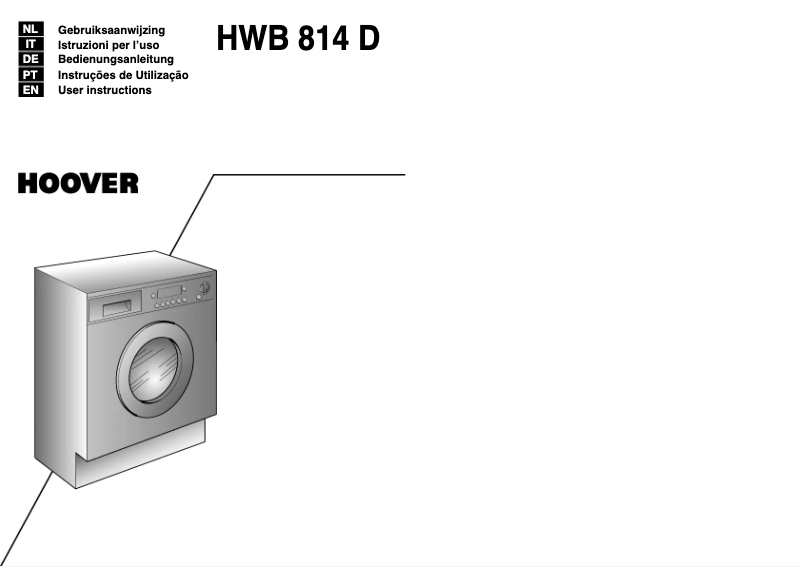 Imagen de la primera página del manual del dispositivo HWB 814 D/L