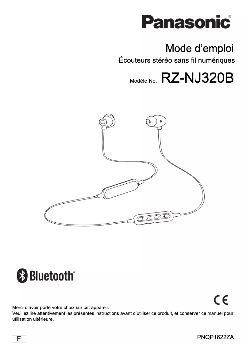 Página 1 del manual Manual de usuario Panasonic RZ-NJ320BE