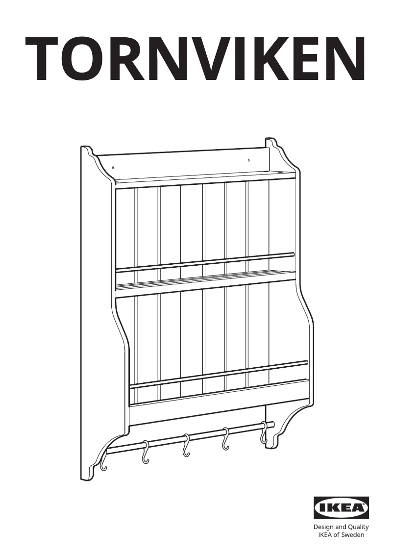 Imagen de la primera página del manual del dispositivo TORNVIKEN 003.944.22