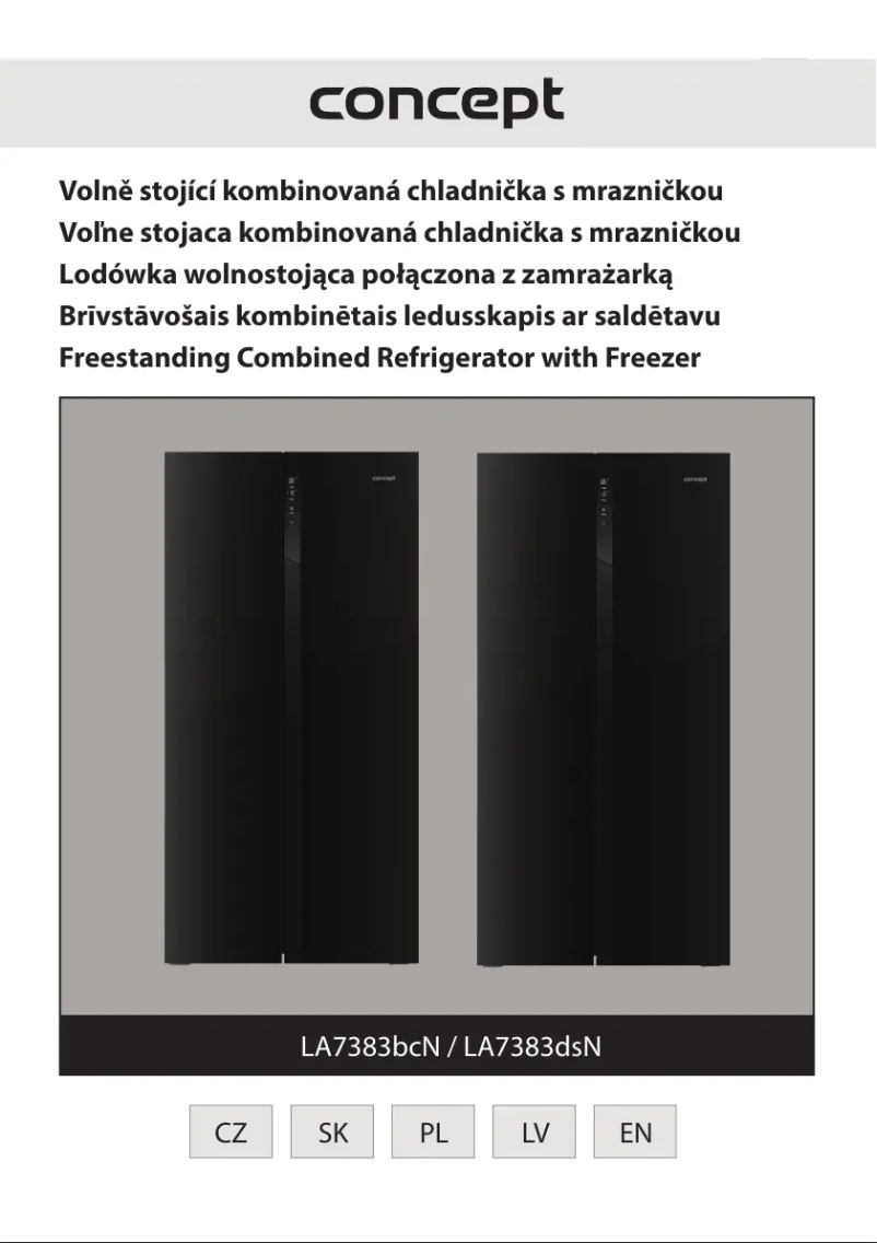 Página 1 del manual Manual de usuario Concept LA7383dsN