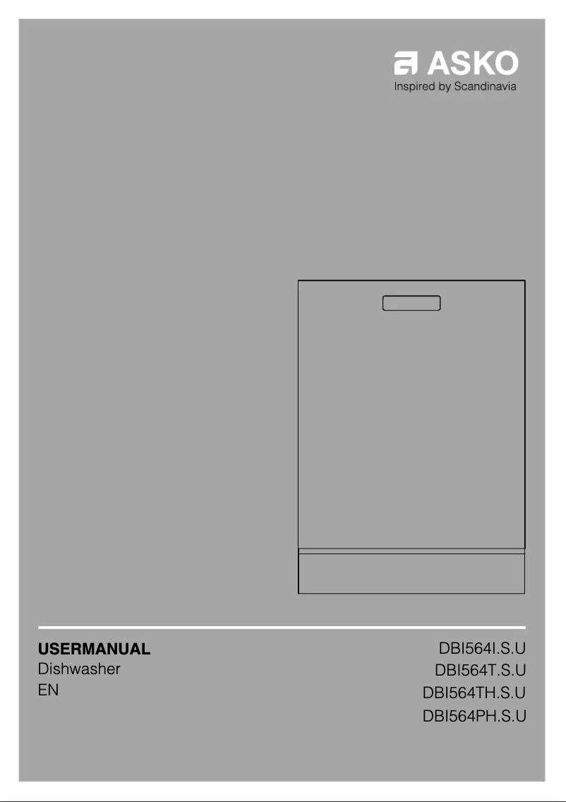 Página 1 del manual Manual de usuario Asko DBI564PH.S.U