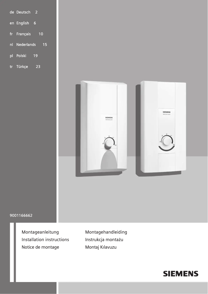 Imagen de la primera página del manual del dispositivo DE2427527