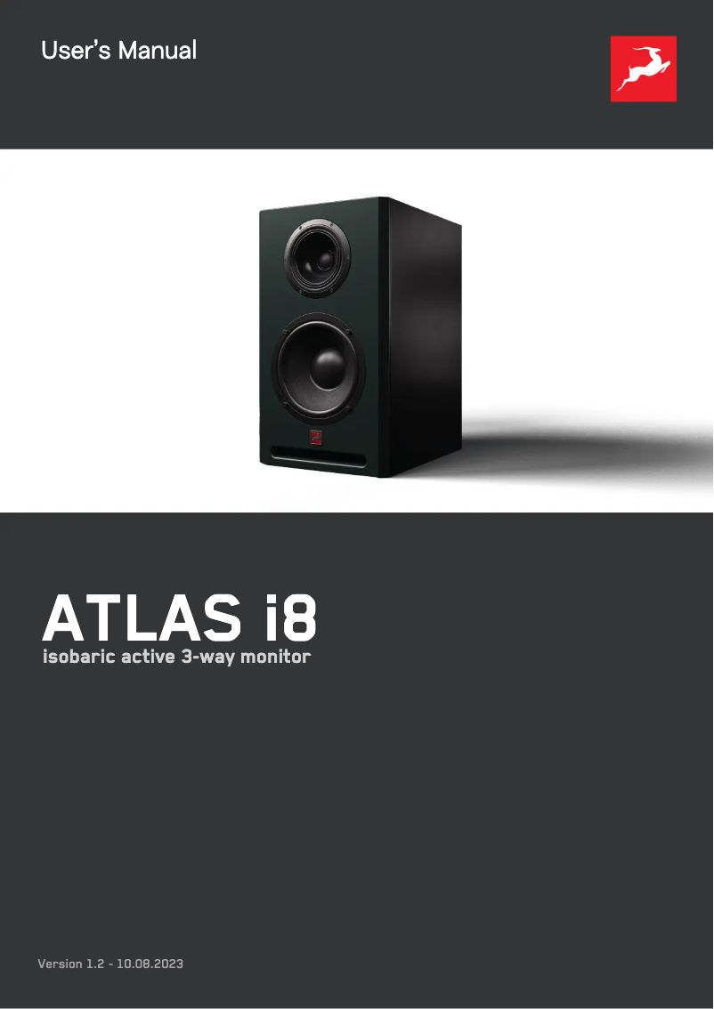 Imagen de la primera página del manual del dispositivo Atlas i8