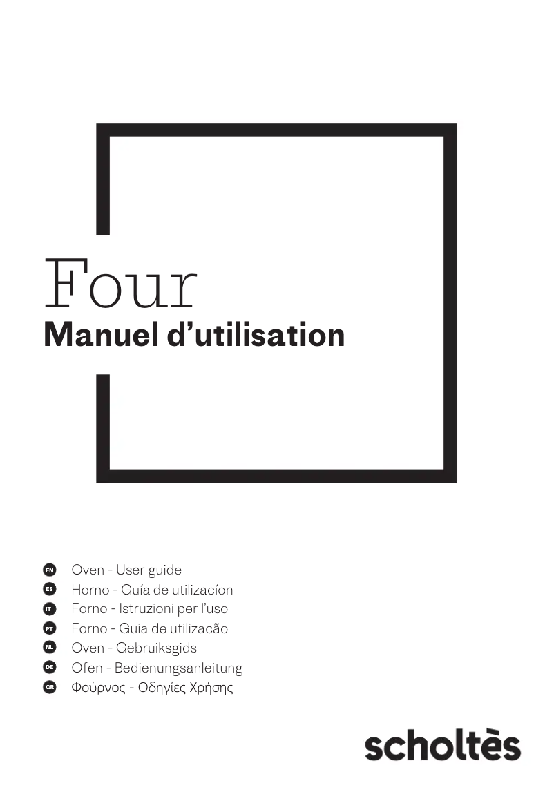 Página 1 del manual Manual de usuario Scholtès SOKC1410W