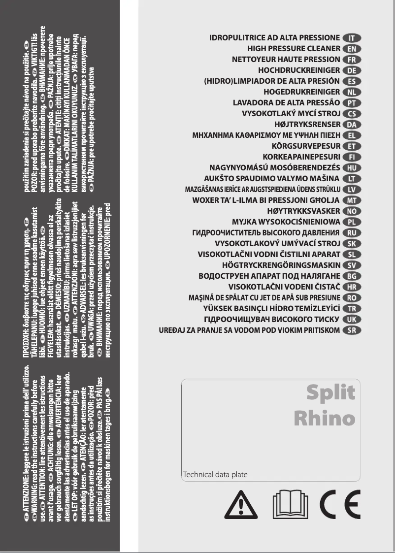 Imagen de la primera página del manual del dispositivo Rhino