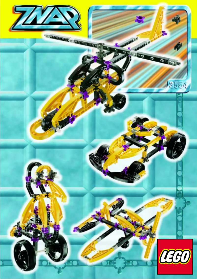 Imagen de la primera página del manual del dispositivo ZNAP Mini-Constructor Set