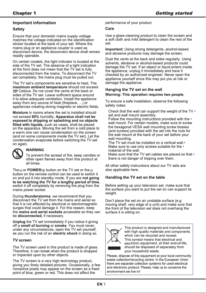 Imagen de la primera página del manual del dispositivo 19HS5246