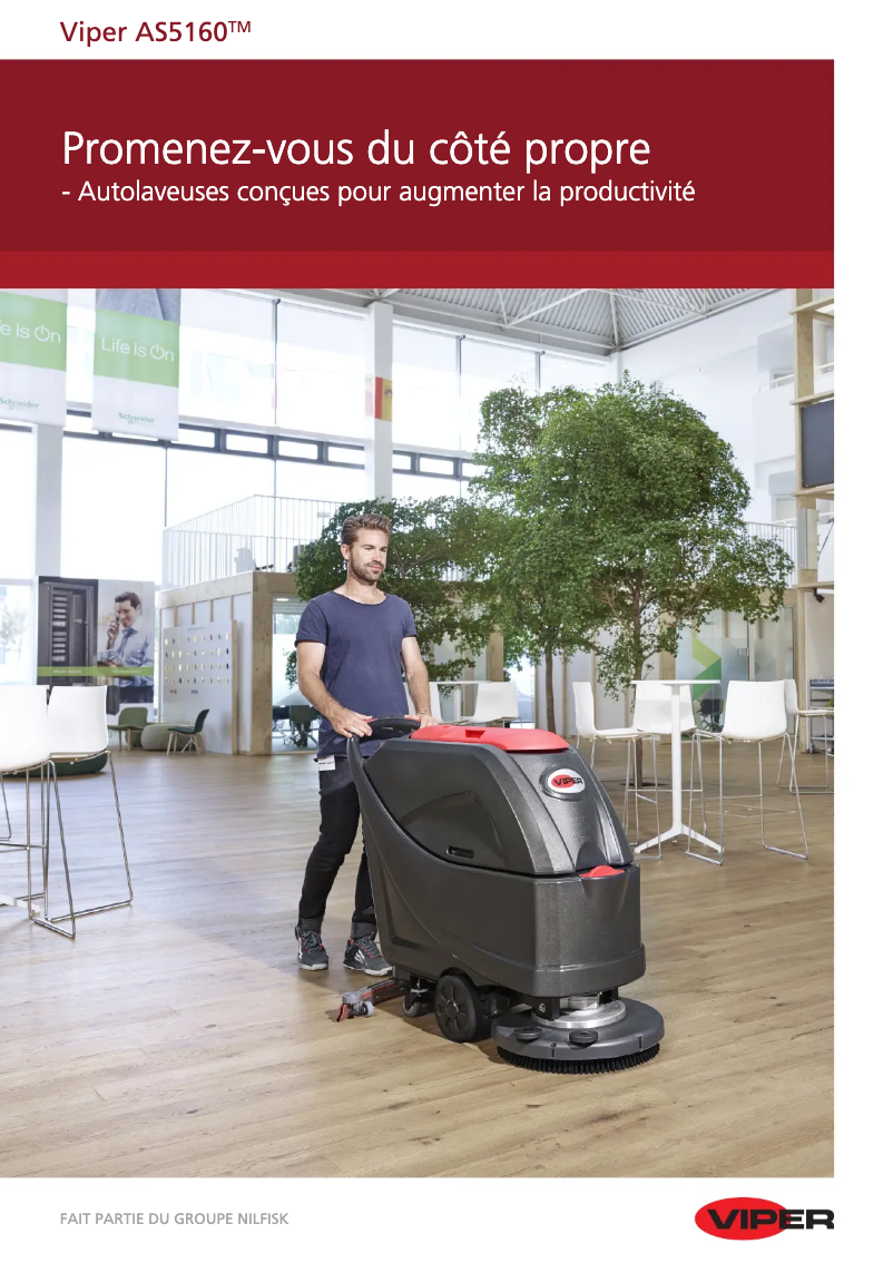Página 1 del manual Folleto Nilfisk Viper AS5160