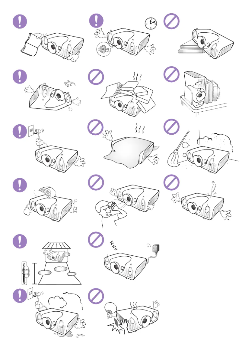 Página 1 del manual Guía de inicio rápido BenQ SP890