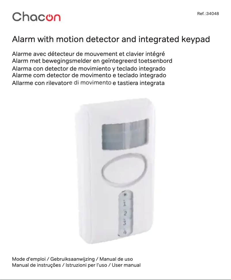 Imagen de la primera página del manual del dispositivo 34048