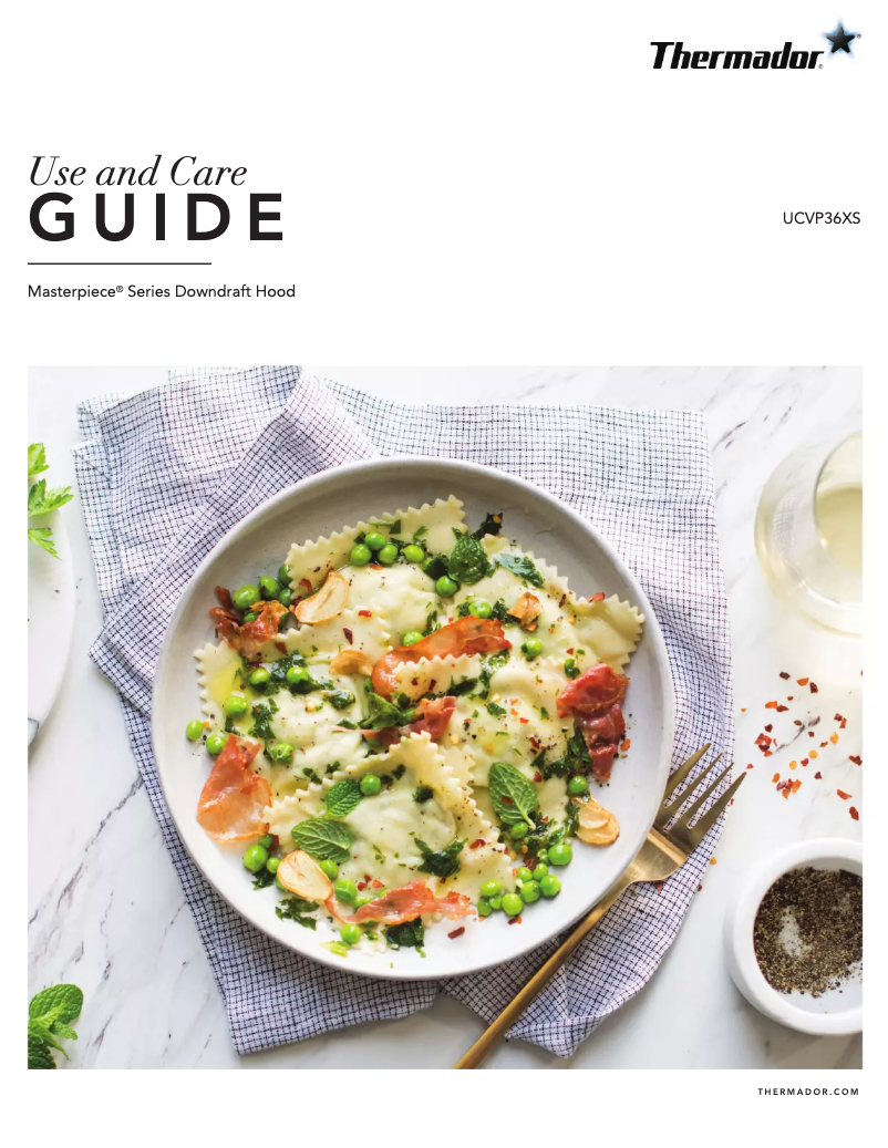 Página 1 del manual Manual de usuario Thermador UCVP36XS