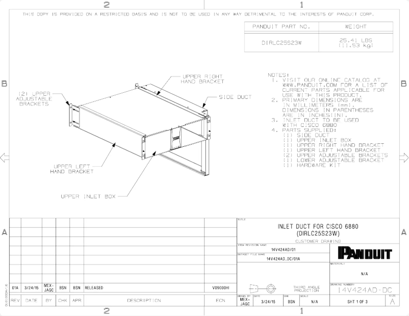 Imagen de la primera página del manual del dispositivo DIRLC25S23W