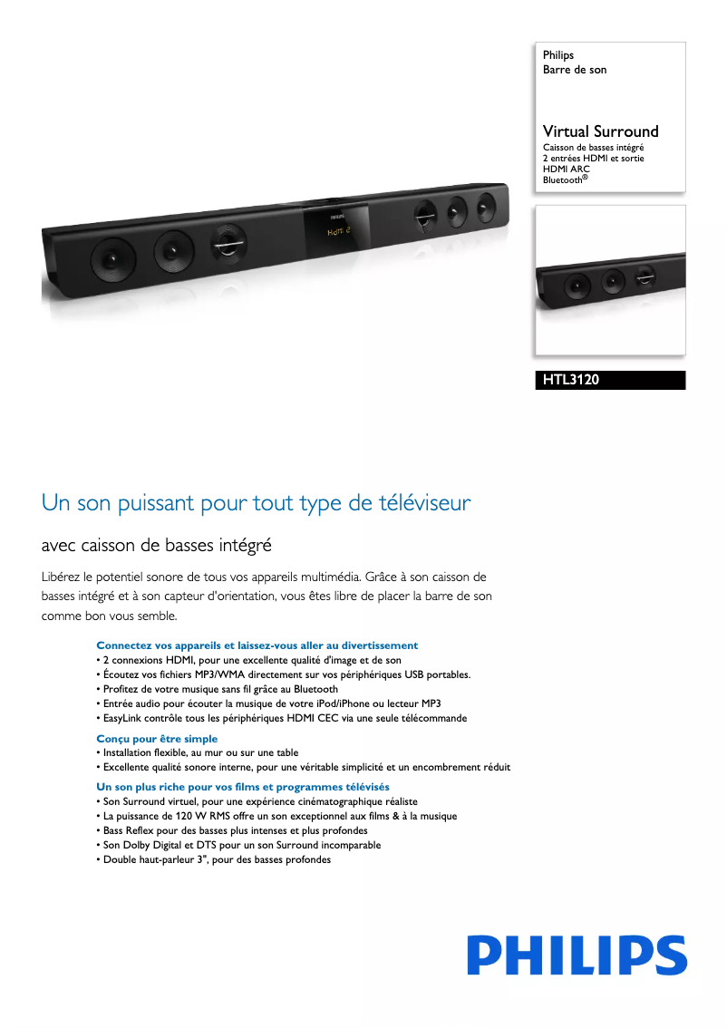 Imagen de la primera página del manual del dispositivo HTL3120