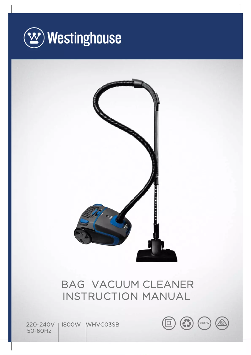 Imagen de la primera página del manual del dispositivo WHVC03SB