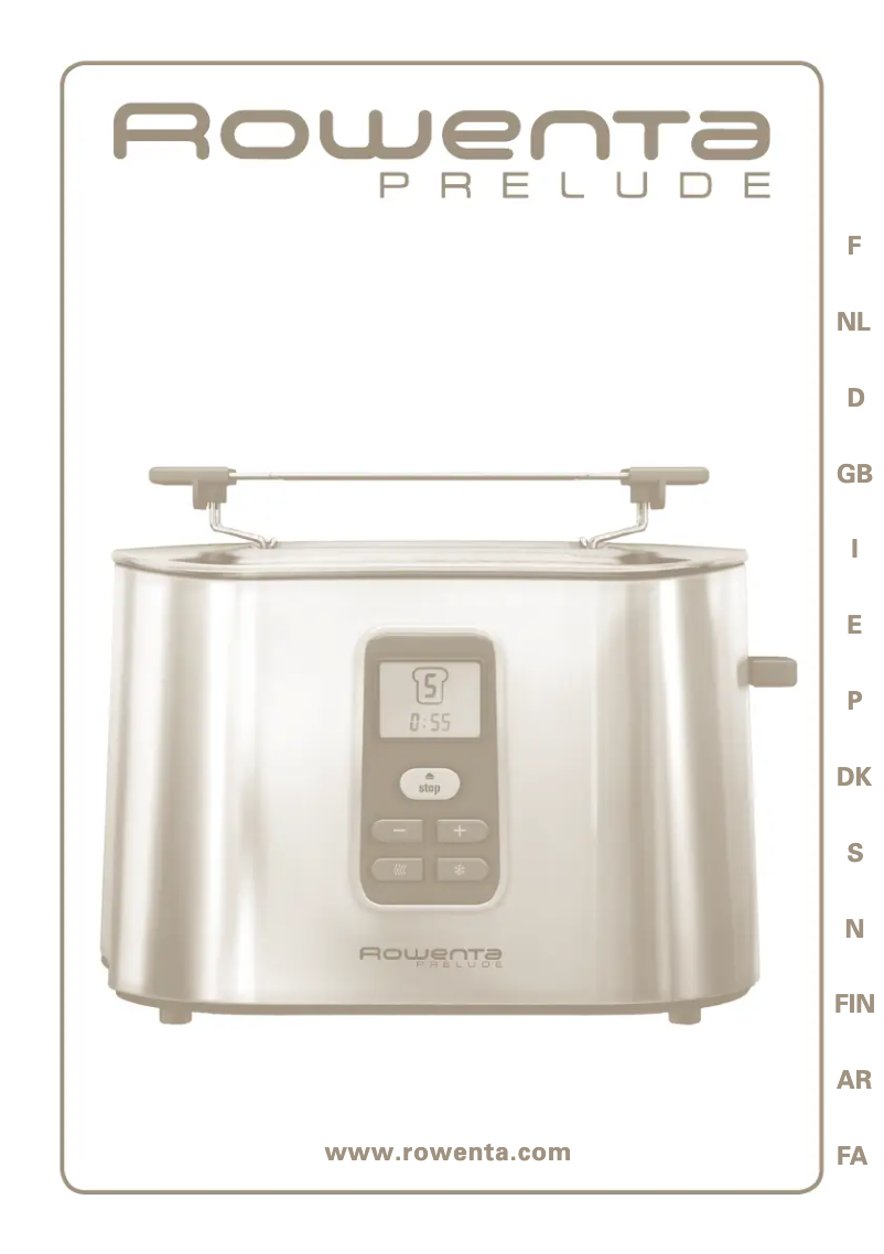 Imagen de la primera página del manual del dispositivo TT 6160