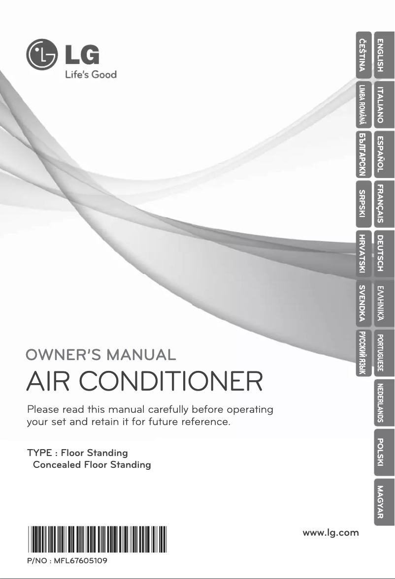 Imagen de la primera página del manual del dispositivo ARNU09GCEU2