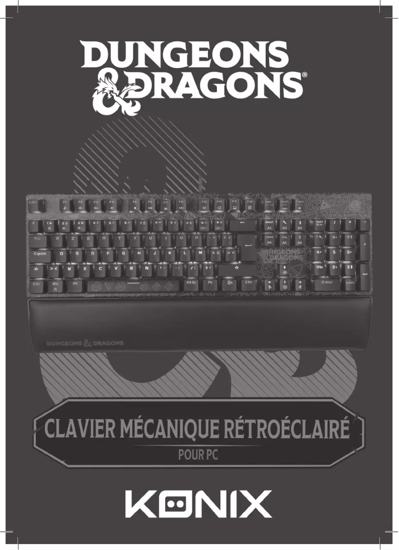 Página nº 1 - Manual de usuario Konix Dungeons & Dragons