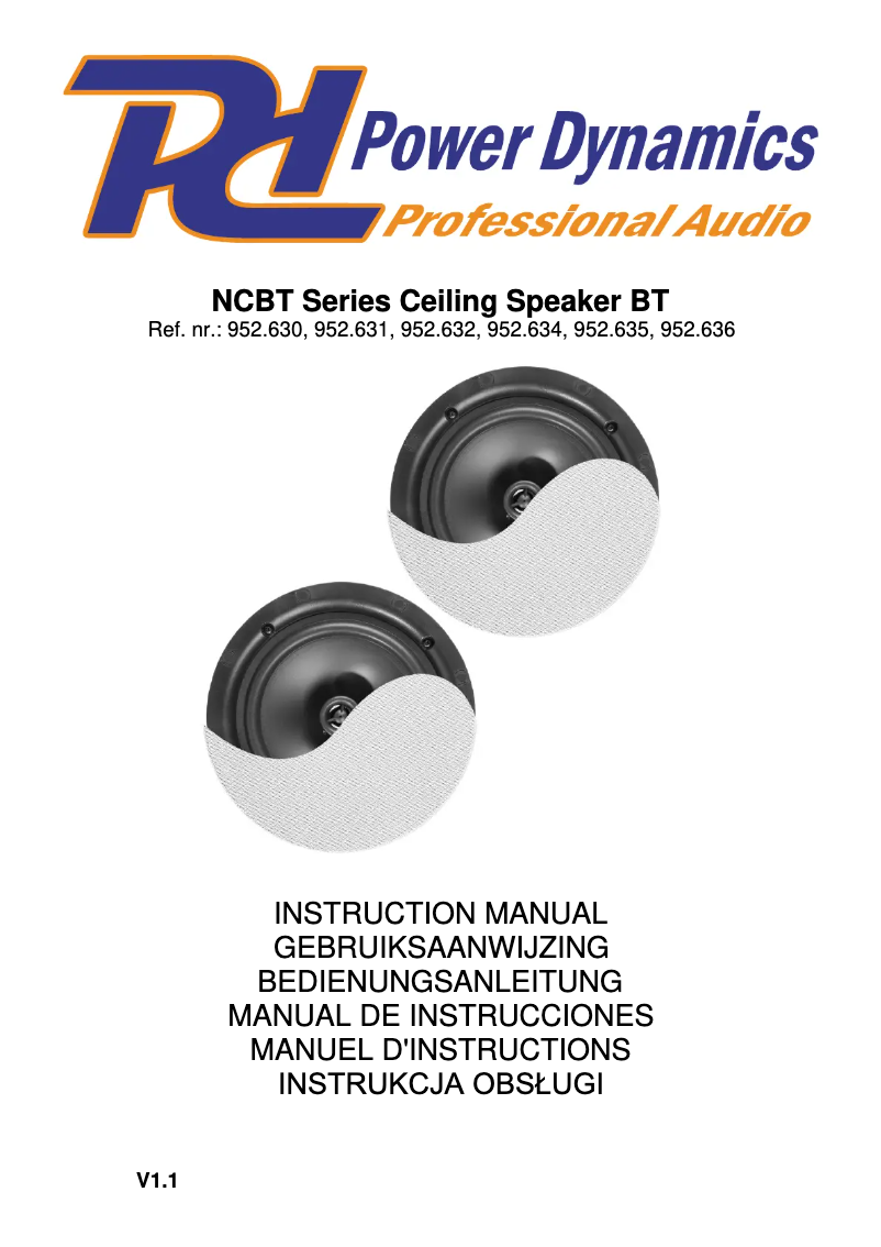 Imagen de la primera página del manual del dispositivo NCBT8