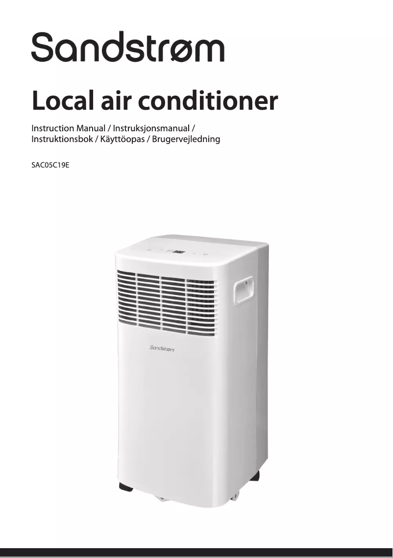 Página 1 del manual Manual de usuario Sandstrøm SAC05C19E