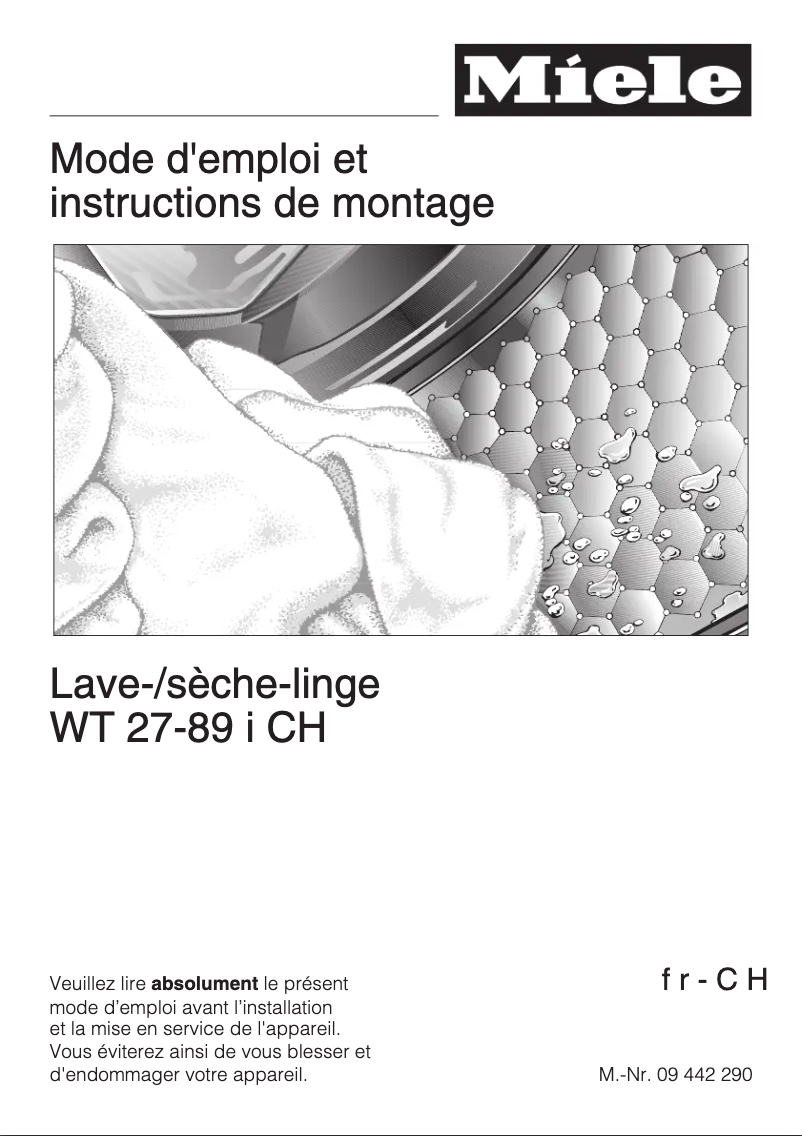 Imagen de la primera página del manual del dispositivo WT 27-89 CH WPM
