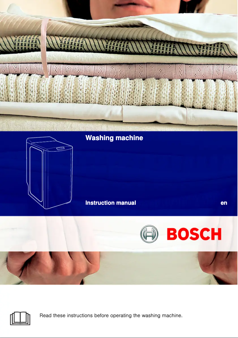 Página 1 del manual Manual de usuario Bosch WOT20352